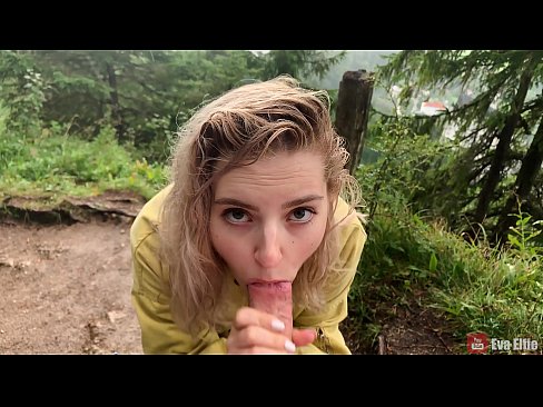 ❤️ Jente svelger cum etter en offentlig blowjob - Eva Elfi ☑ Sludder hos oss ❌️❤